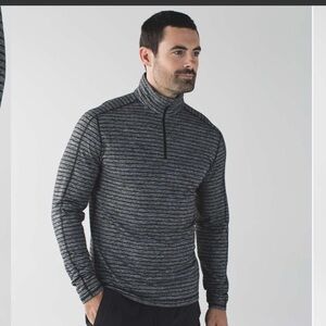 Lululemon Surge Warm 1/2 Zip
Raven Stripe Black Heathered Black